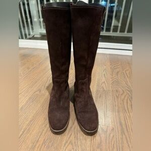Superfeet  boots 100% leather brown suede feeling in the outside